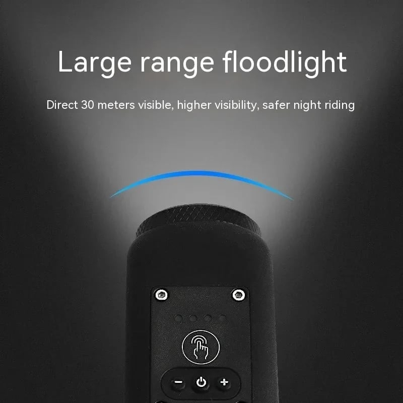 2-in-1 bicycle light and horn