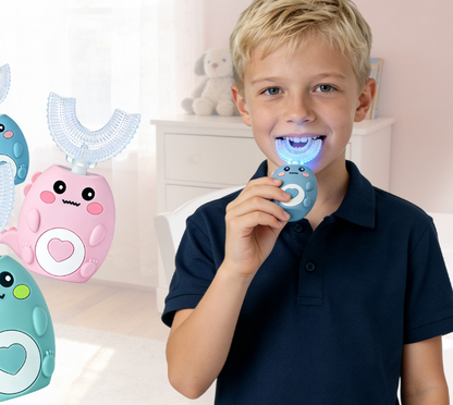⏰Los productos más vendidos tienen un 50 % de descuento🦷🪥Cepillo de dientes eléctrico inteligente en forma de U para niños