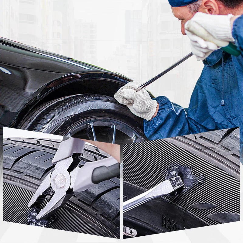 🔥HOT SALE🔥Weather-Resistant Waterproof Flexible Tire Repair Adhesive