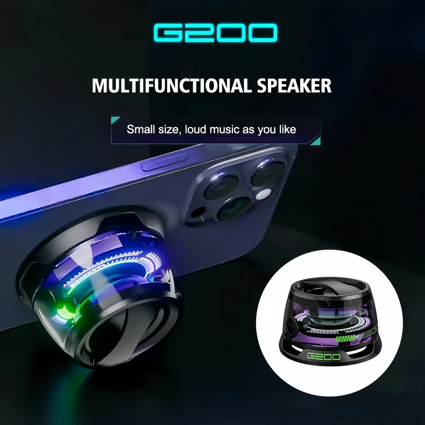 🔥49% OFF🎅Multifunctional magnetic Bluetooth speaker