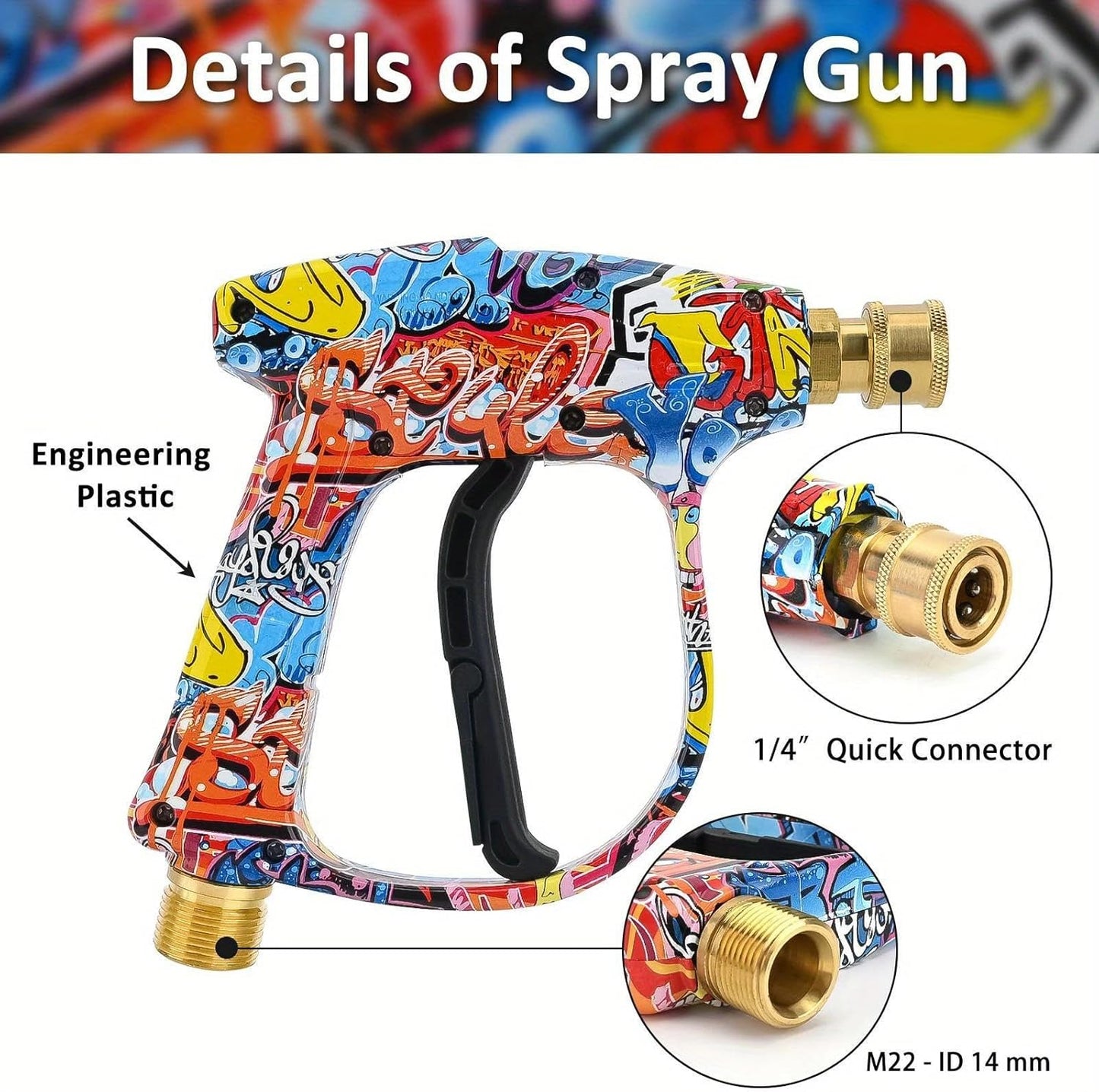 ✨Cool short-handled handheld high-pressure water gun