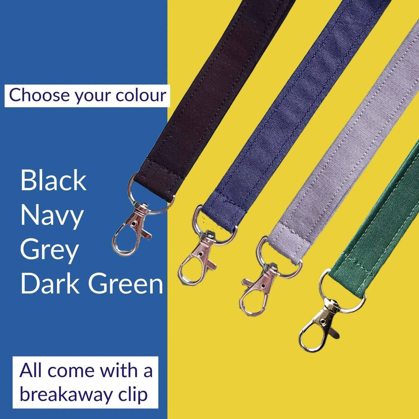 👩‍🏫NEW UPGRADED Plain Fabric Pen Lanyards