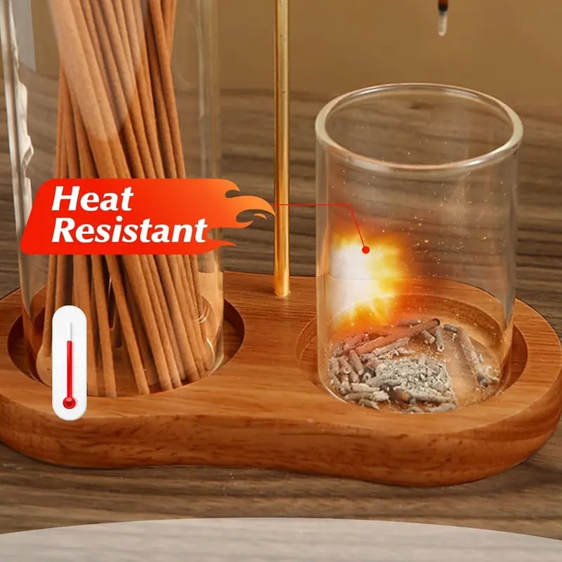 2 in 1 Incense & Candle Holder(Fragrance-free)