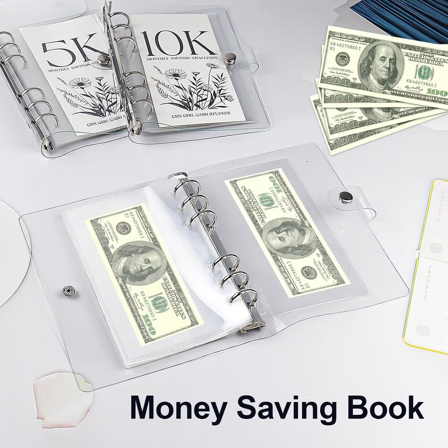 📢📢49% OFF !! ⏰💰 12-Month Envelopes Money Saving Challenge Binder