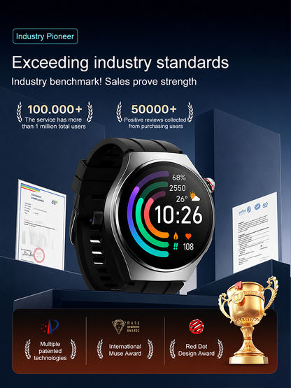 🔥Limited Time 50% OFF❤️Flagship Smartwatch for Health Protection, 24/7 Health Data Center🥰