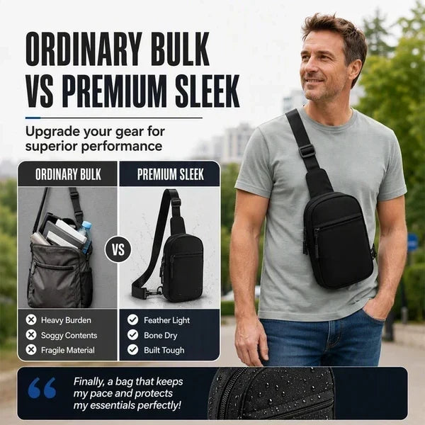 🔥🔥Upgraded Travel Sling Bag 2.0 – Anti-Theft & 500D Durability
