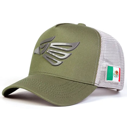 🦅 Mexican Eagle Label Trucker Hat