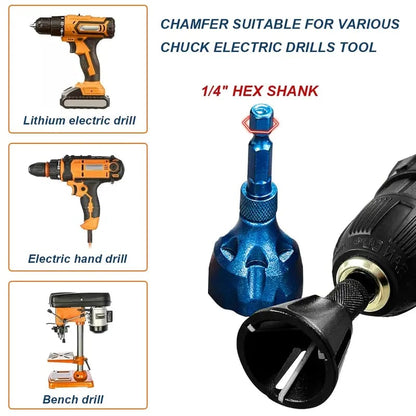 External Deburring Chamfer Tool – 3-Blade Tungsten Carbide Edge Trimmer