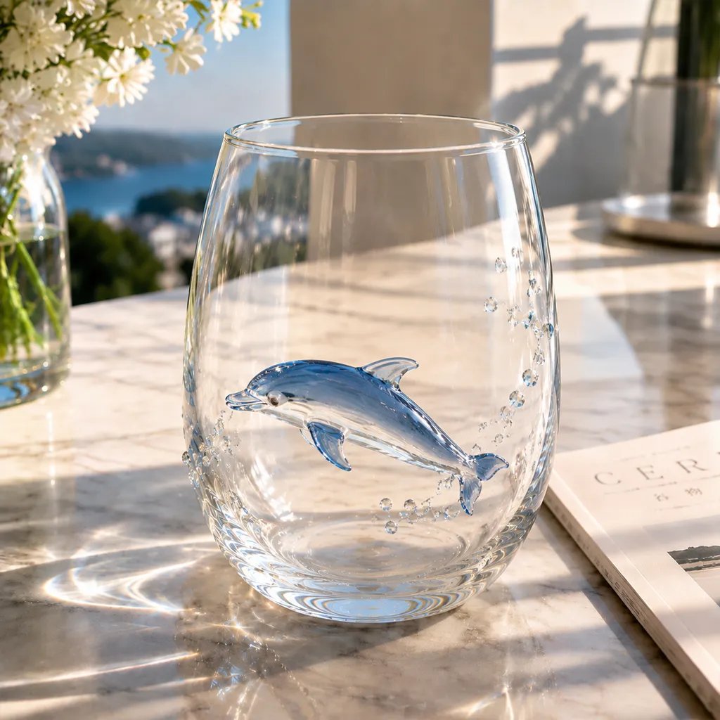 🔥HOT SALE🔥🌊Artisanal Blue Ringed Octopus Glassware
