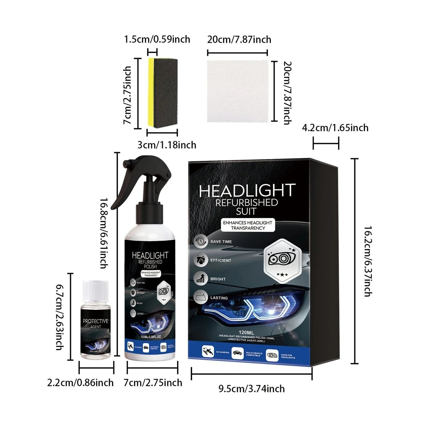 🔥2026 HOT SALE🔥🚘Automotive Headlamp Restoration Fluid