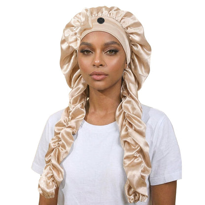 🔥Silk Bonnet for Long Curly Hair