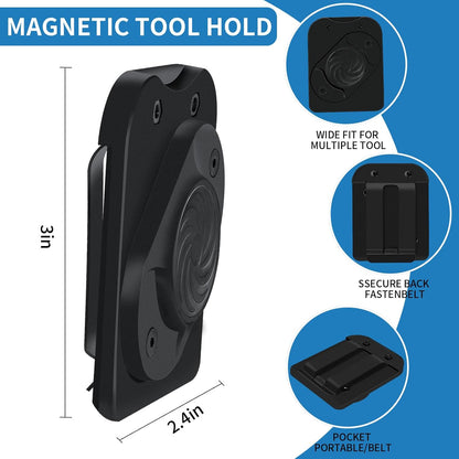 ⏰🛠️ 360° Rotating Magnetic Tool Clip - Free Your Hands & Double Efficiency🎯