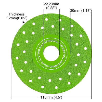 Professional 4.5" Ultra-Thin Diamond Precision Grinding Discs