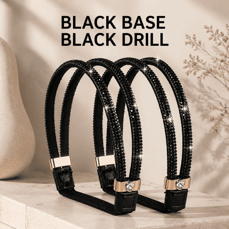 Anti-Slip Rhinestone Heel Straps
