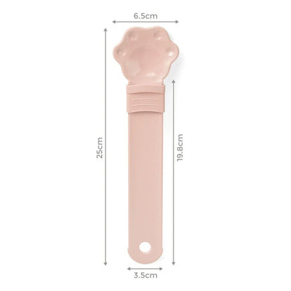 🎉 Cute Paw Shaped Cat Treat Squeeze Spoon | No Waste Pet Snack Feeder 🎉