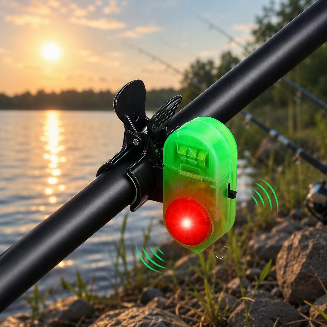 New Fishing Bite Alarm, Sound Bite Alert Bell with LED Lights