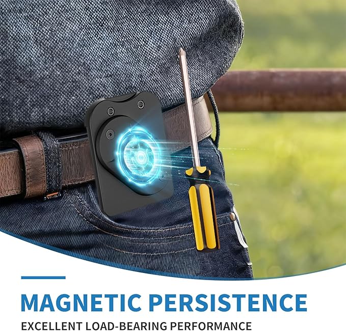 ⏰🛠️ 360° Rotating Magnetic Tool Clip - Free Your Hands & Double Efficiency🎯