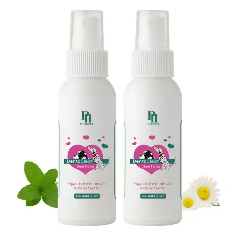 Pet Oral Cleaning Spray - Stop Bad Breath & Tartar at the Source