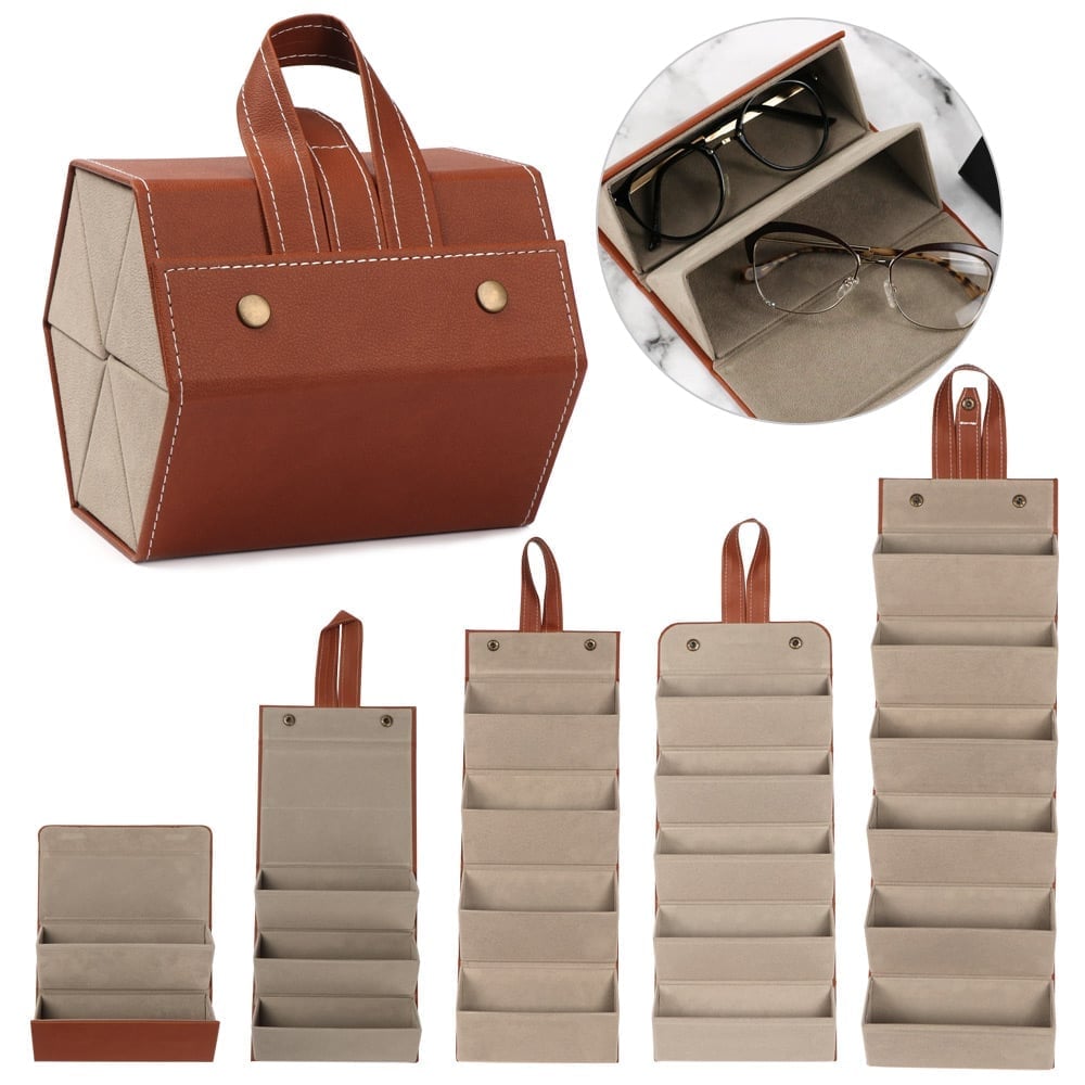 🕶️Sunglasses Organizer—Folding Glasses Jewelry Storage Case