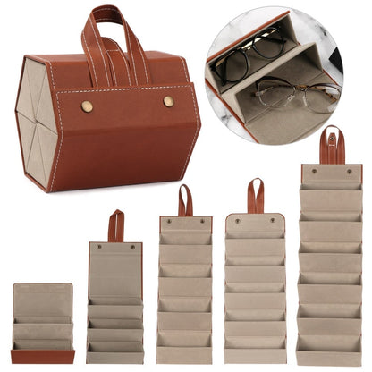 🕶️Sunglasses Organizer—Folding Glasses Jewelry Storage Case