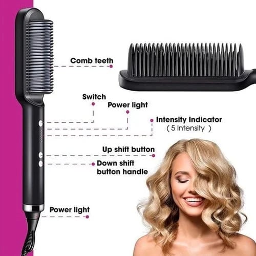 💖49% OFF💖-Negative Ion Hair Straightener Styling Comb