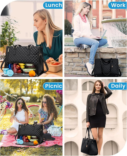 🔥Hot Sale 🔥3 in 1 Lunch Tote Bag for Women