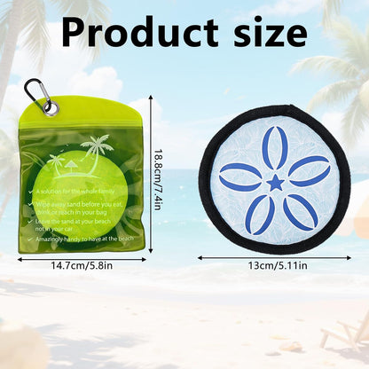 🏝️Beach Sand Remover Powder Bag – Talc-Free Natural Beach Essential🧴
