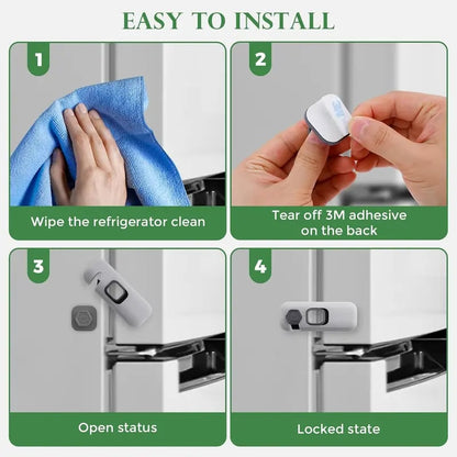 5 Pack Proof Refrigerator Lock, Proofing Cabinet Locks, oven lock safety, fridge lock1