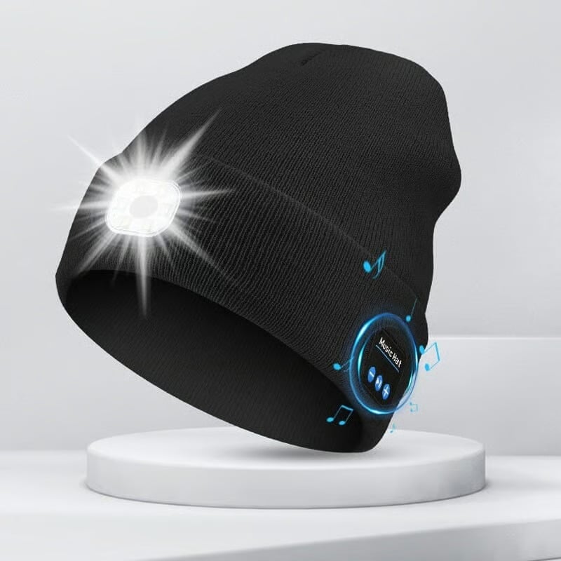 🔥Bluetooth Beanie with LED Light & Removable Speakers