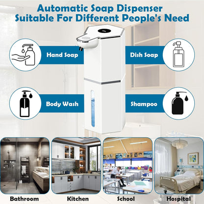 Automatic foaming soap dispenser
