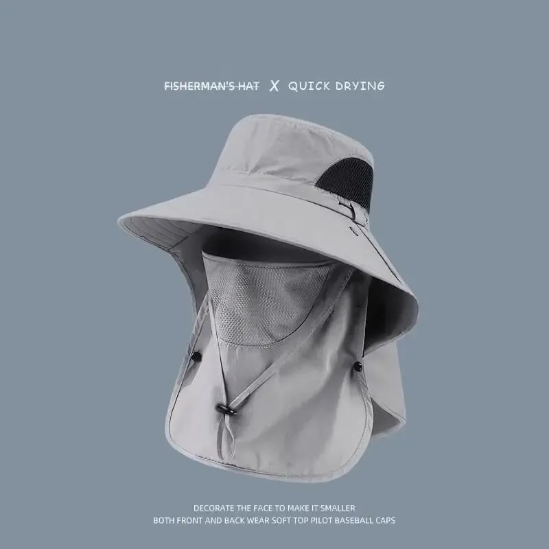 🔥LAST DAY 47% OFF🎣- Unisex adventure sun hat - provides ultimate UV protection for all terrains.