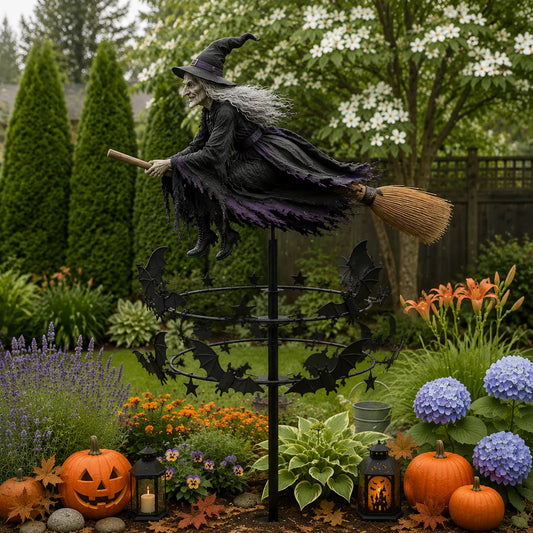 🔥50% de descuento último día - Especial de reserva anticipada de Halloween🧙‍♀️ Veleta El Jardín Encantado de la Bruja