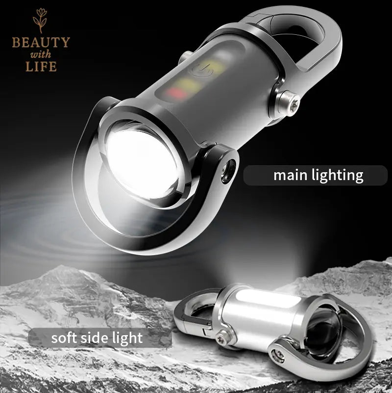 Rechargeable Mini Keychain Flashlight🌟Super Bright