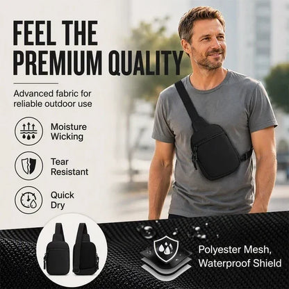 🔥🔥Upgraded Travel Sling Bag 2.0 – Anti-Theft & 500D Durability