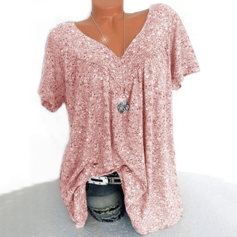 🎉Last Day Promotion-60% OFF🍃Spring & Summer Fashion Print Short Sleeve T-Shirt🍃Delivered within five working days
