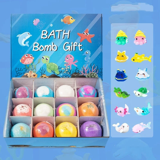 🔥🛁 Bombas de Baño Naturales para Niños con Mega Burbujas y Sorpresa Dentro 🥚✨ Igual que en el video