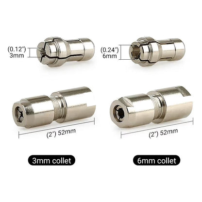 ⚙️Angle Grinder Conversion Kit 🔧 3mm/6mm Dual Collet – 100-type angle grinder Adapter for Carving & Polishing