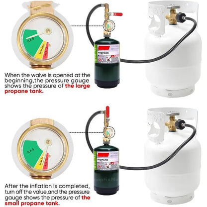 ✨36 Inch Propane Gas Tank Adapter Connector