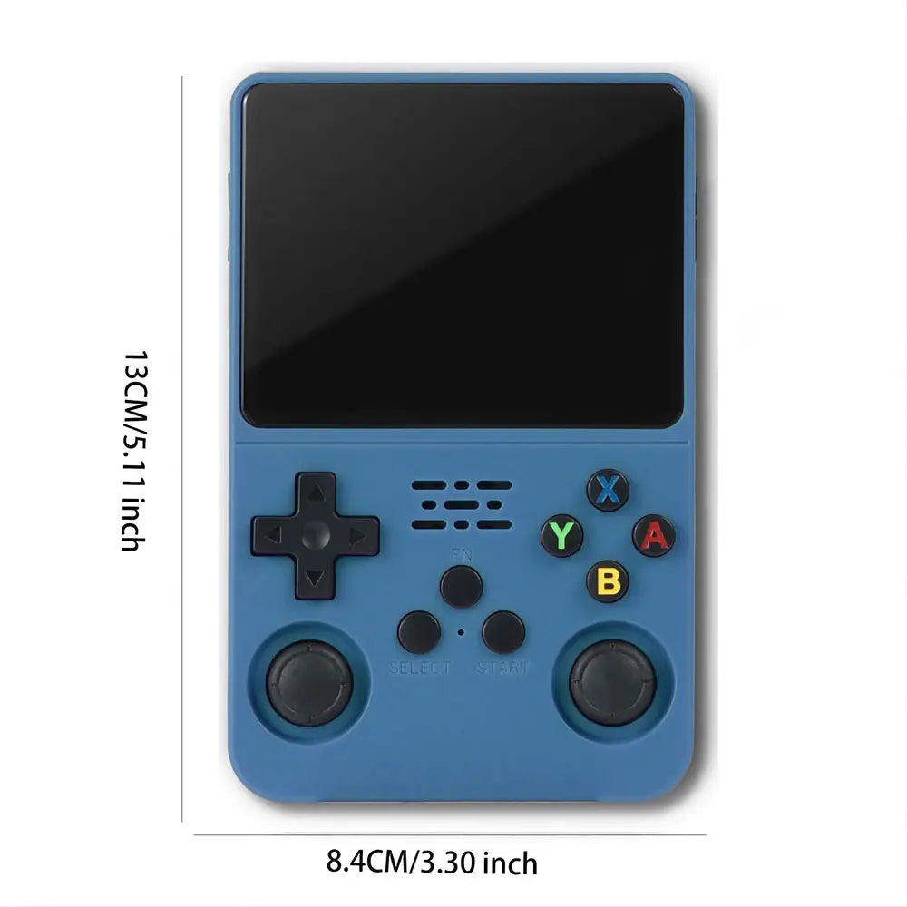 R36S Retro Handheld Game Console – 3.5" IPS Screen, Linux System, 3000mAh Battery, Preloaded Games
