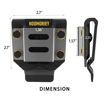 🔥[49% OFF]Drill Holder Belt Clip | Heavy-Duty & Hands-Free | Instant Tool Access for Pros