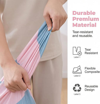 Thickened No-Pump Vacuum Storage Bags
