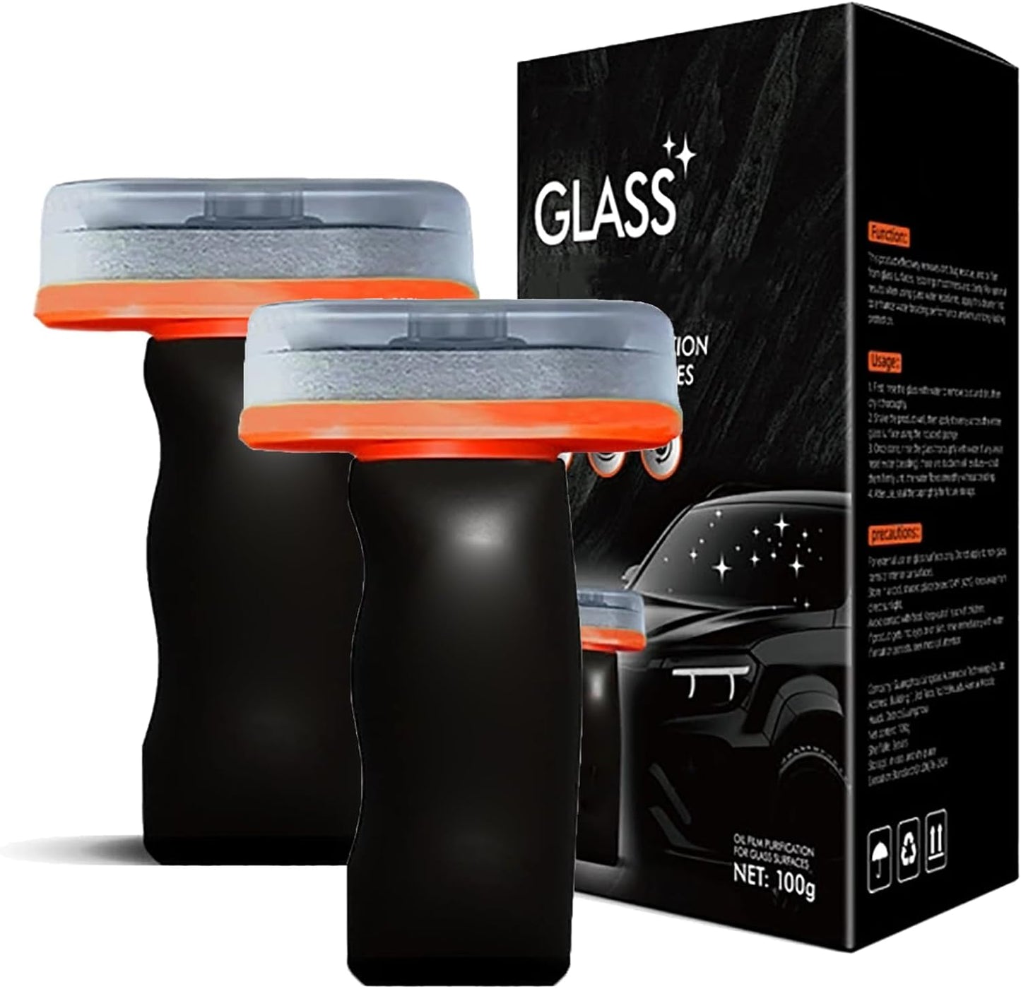 🔥 LAST DAY 50% OFF-Glass Guard, Glass Cleaner, Automotive Oil Film Cleaning Brush