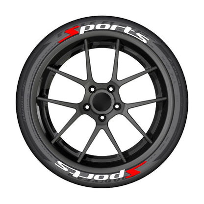 4Pcs 3D Car Tire Stickers – Waterproof Universal Wheel Decals | Motorcycle Auto Exterior Accessories