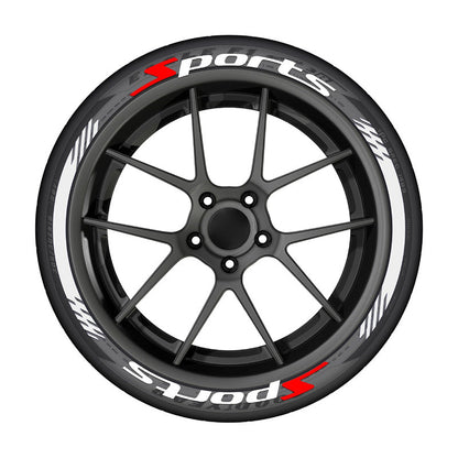 4Pcs 3D Car Tire Stickers – Waterproof Universal Wheel Decals | Motorcycle Auto Exterior Accessories