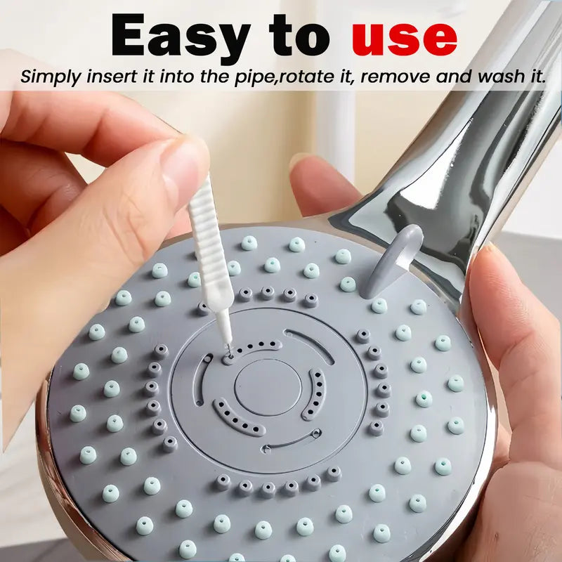 Shower Head Cleaning Brush Set – Flexible, Scratch-Free & Deep-Reach