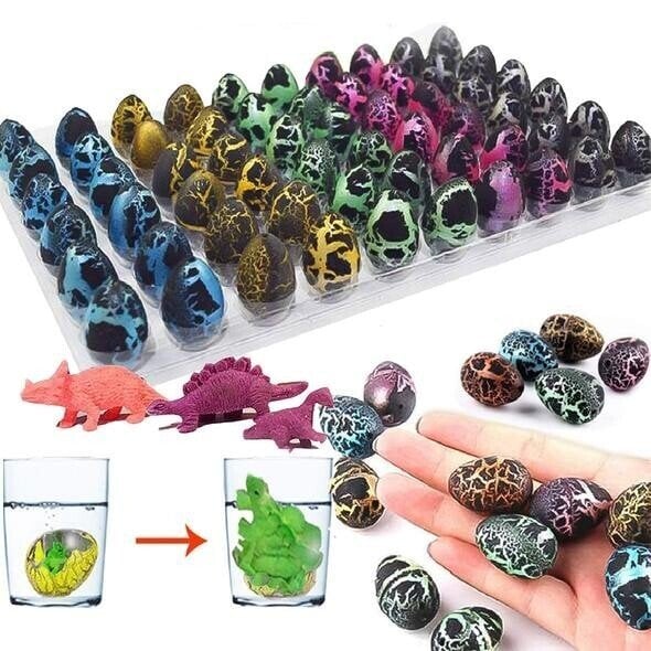 🔥Easter Magic Hatching Growing Dinosaur Eggs  （60 psc)