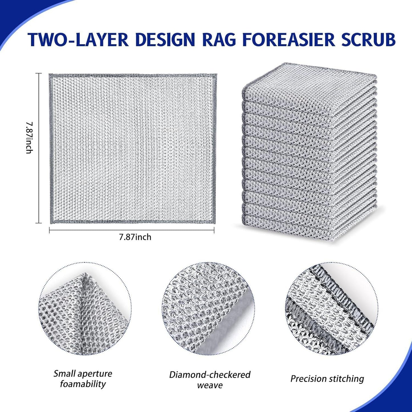 Non-Scratch Wire Dishcloths