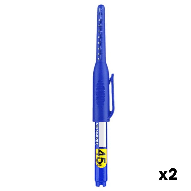 📢📢Buy 1 Get 1 Free !! ⏰Deep Hole Marker with 45mm Long Nib