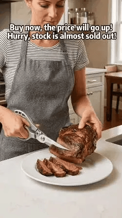 ✂️ LIMITED TIME 49% OFF! ⚡ Heavy-Duty Multifunction Kitchen Shears – 4-in-1 Tool with Fish Scaler, Bottle Opener & Safety Lock 🔪