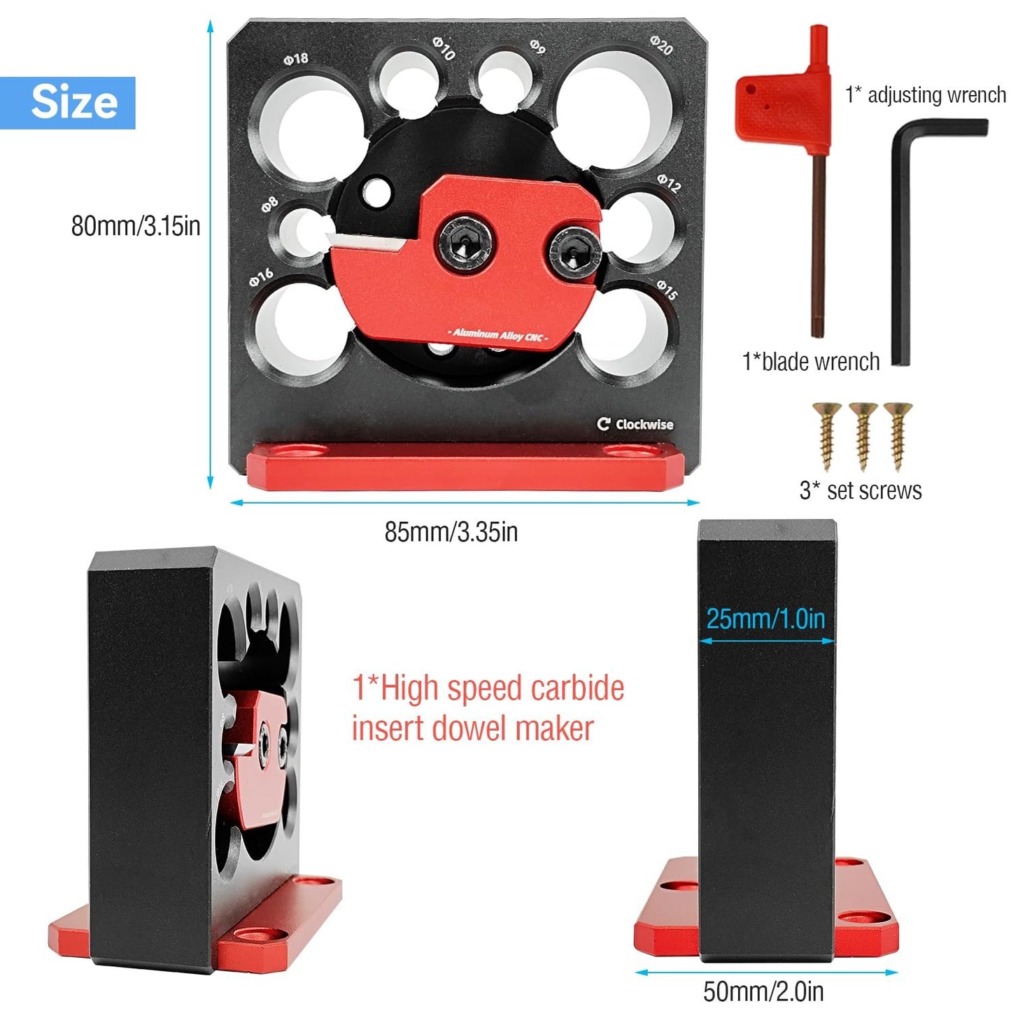 🔥Adjustable Electric Drill Dowel Cutter
